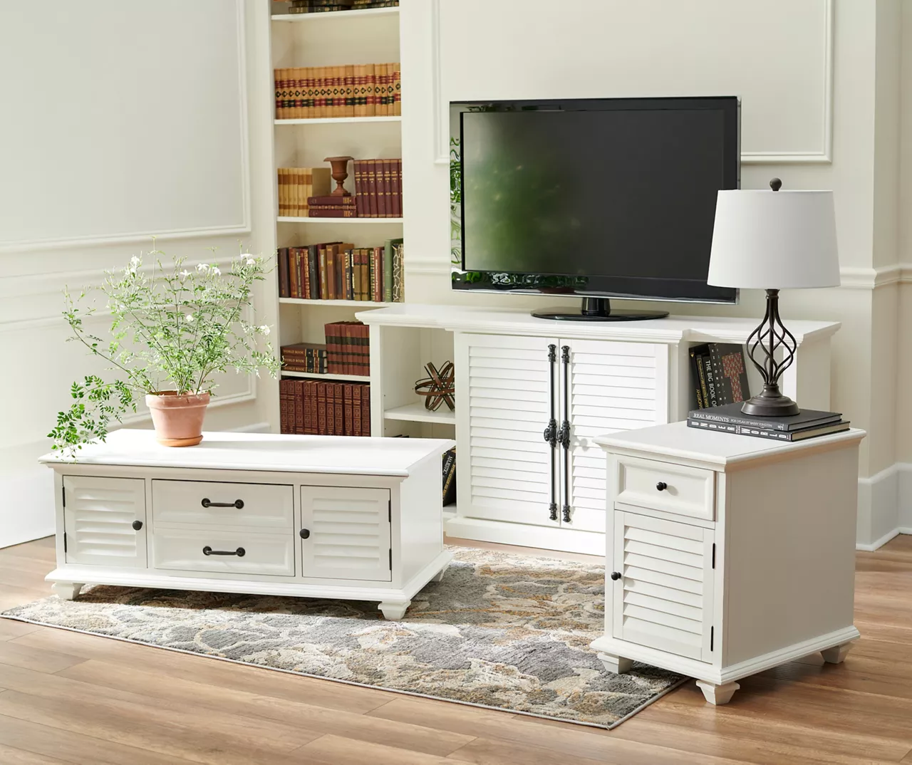 Charleston Shutter Door End Table - Image 8