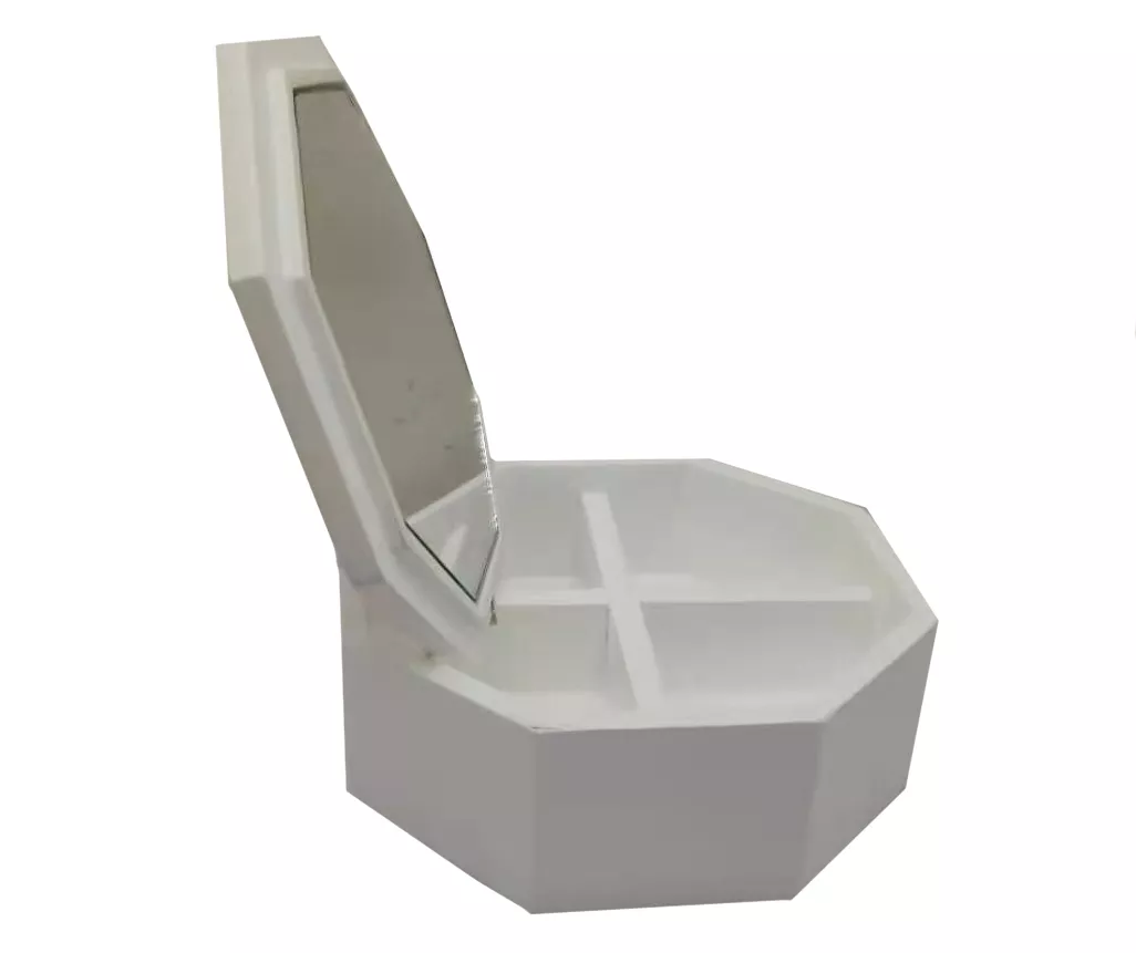 Decorative Storage Box & Vanity Mirror - Image 3