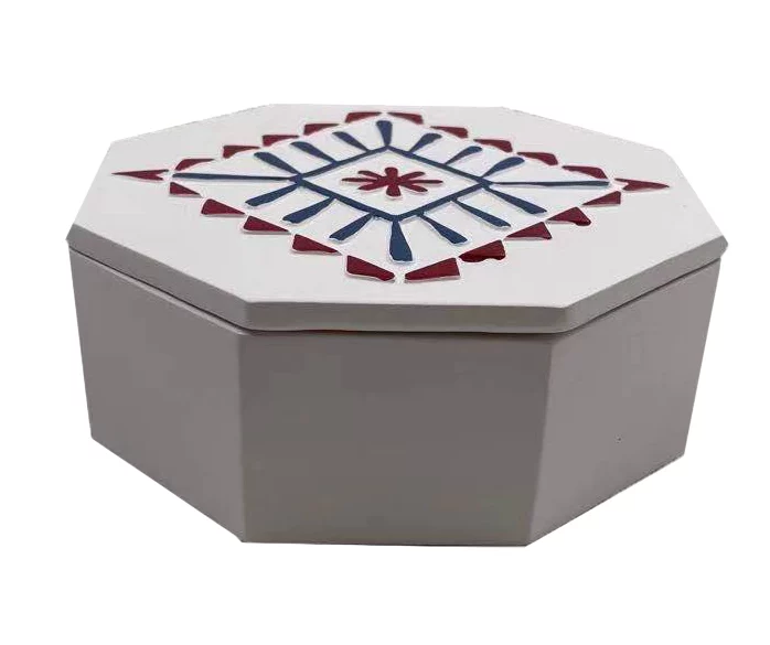 Decorative Storage Box & Vanity Mirror