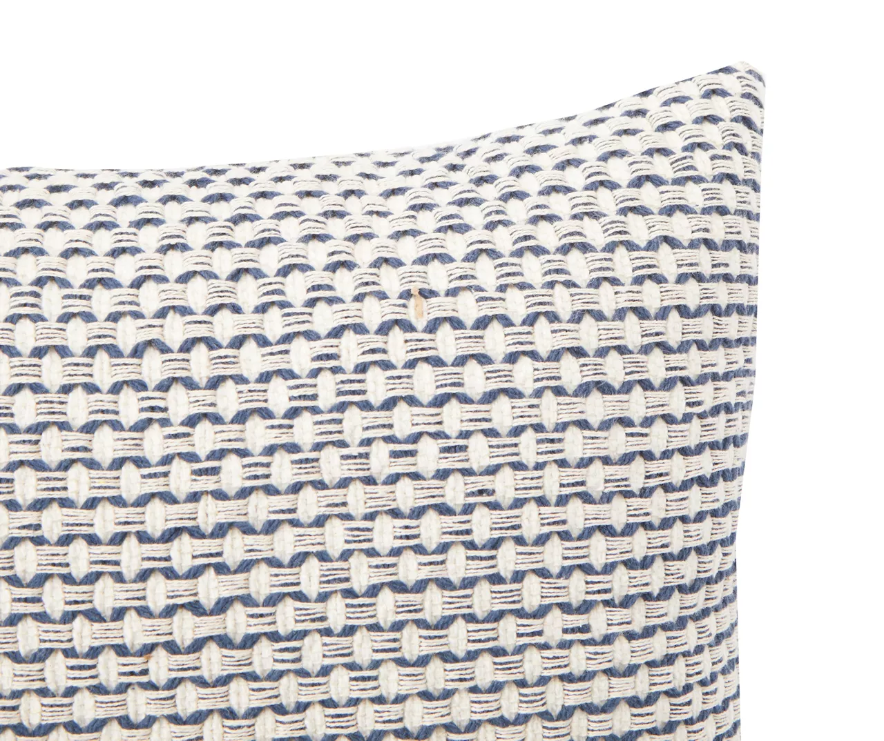 Elijah Blue Textured Throw Pillow - Image 4