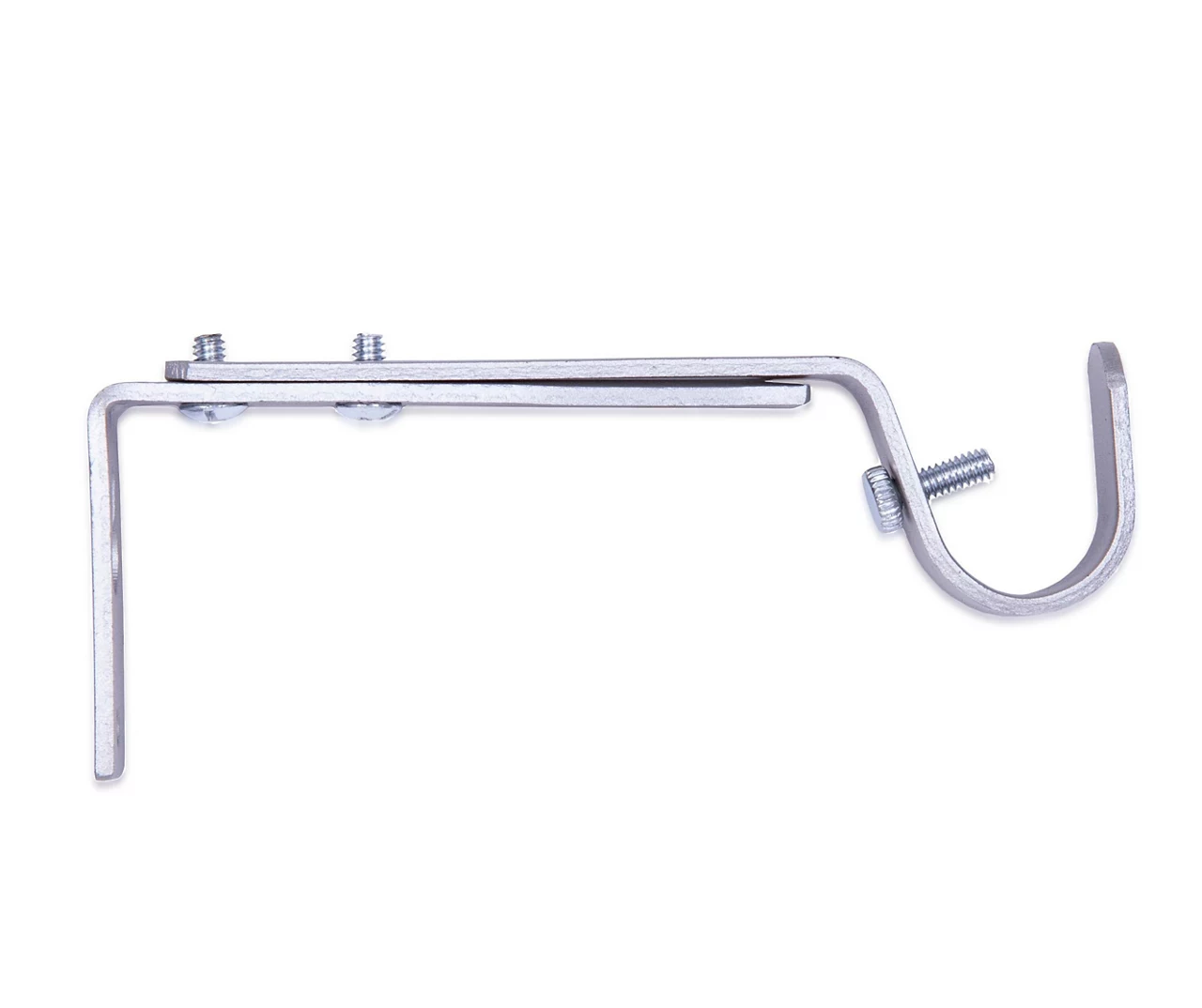 Legacy Satin Nickel Adjustable Curtain Rod Brackets, 2-Pack - Image 2