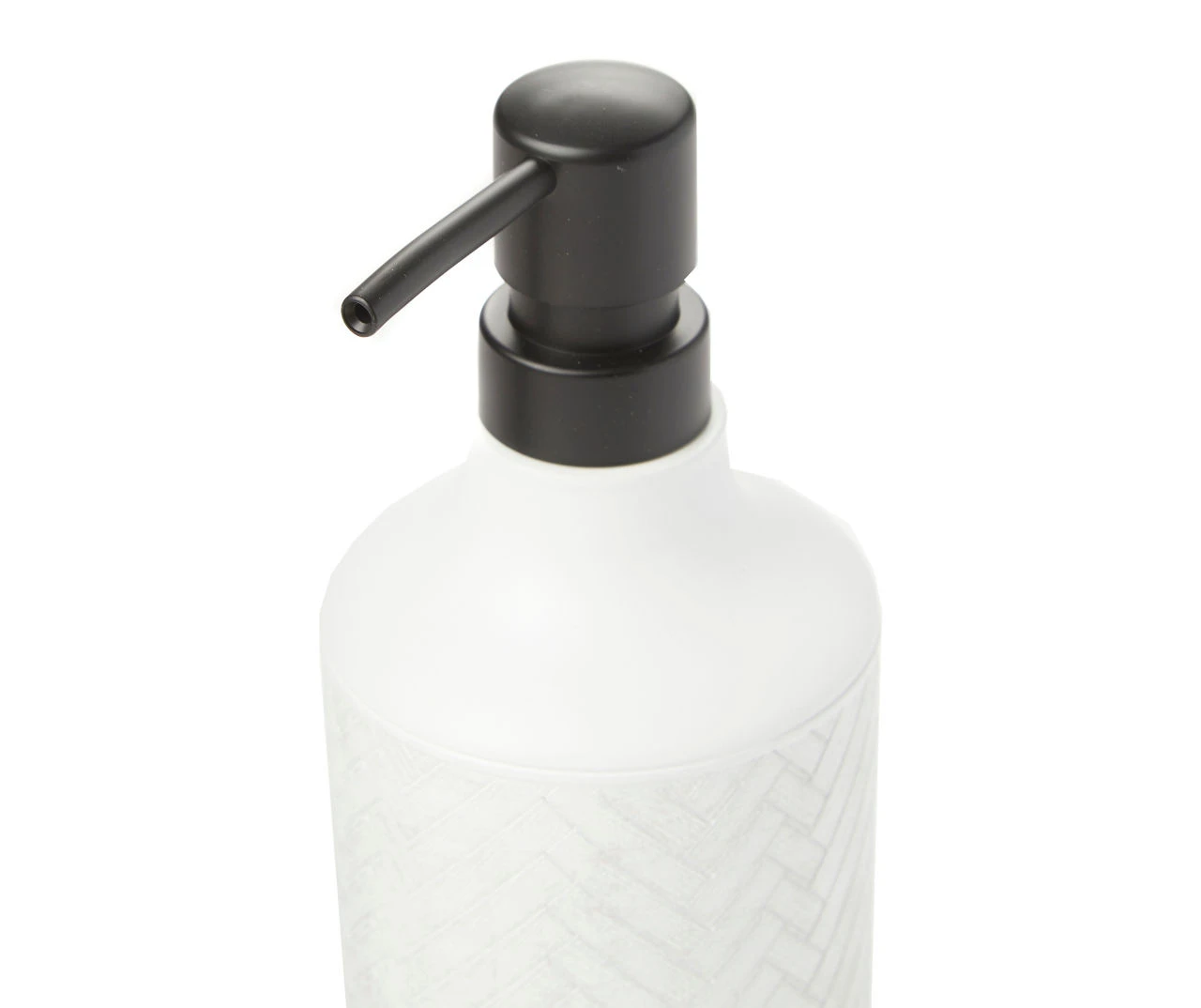 White Herringbone Lotion Pump - Image 2