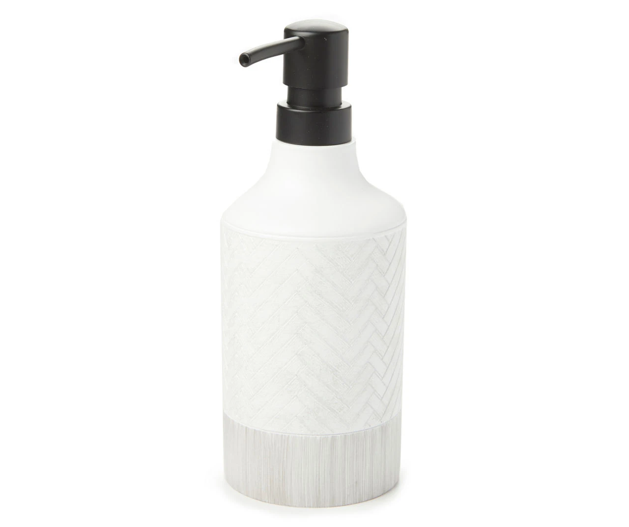 White Herringbone Lotion Pump
