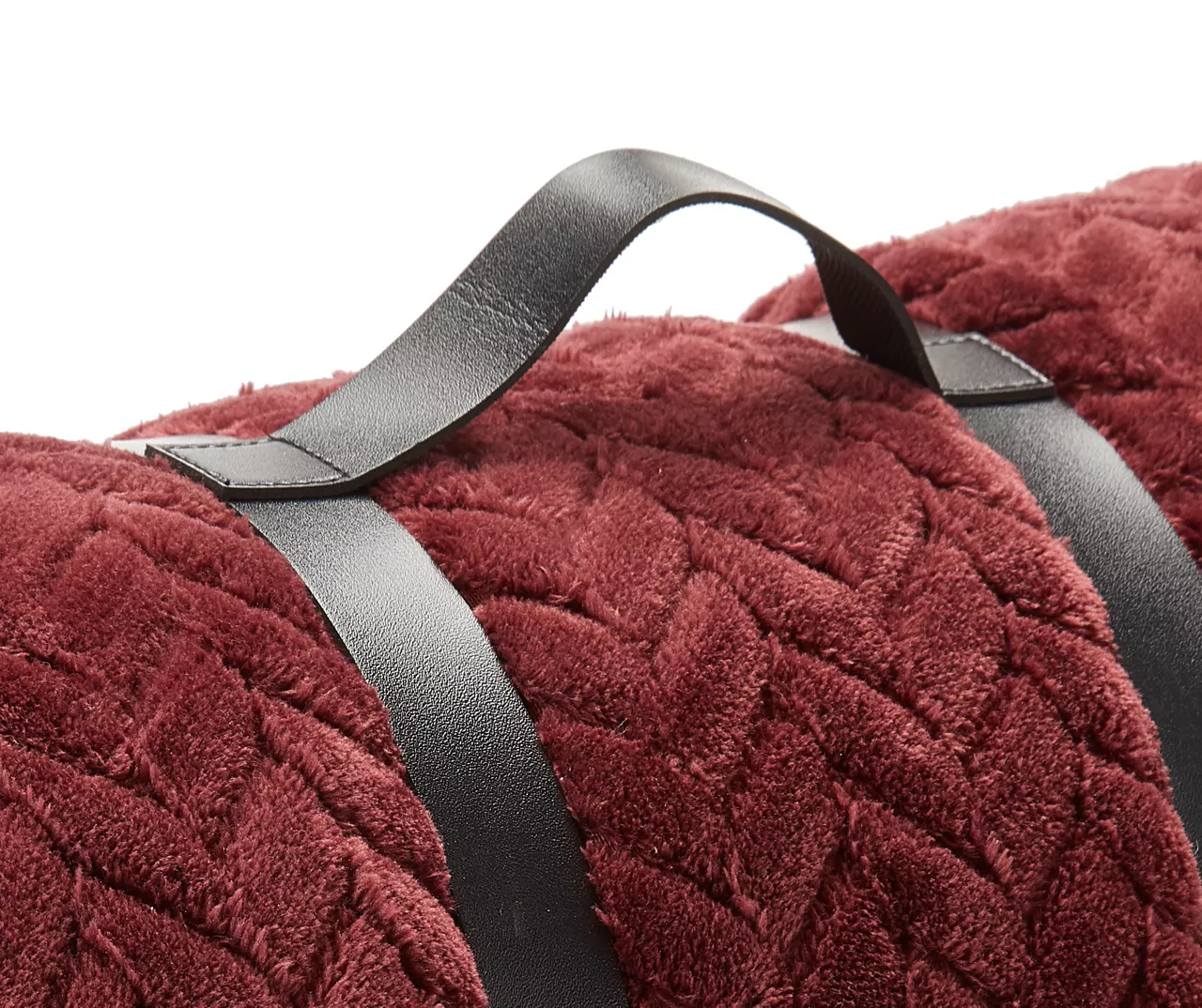 Tawny Port Jacquard Supreme Velvet King Blanket - Image 4