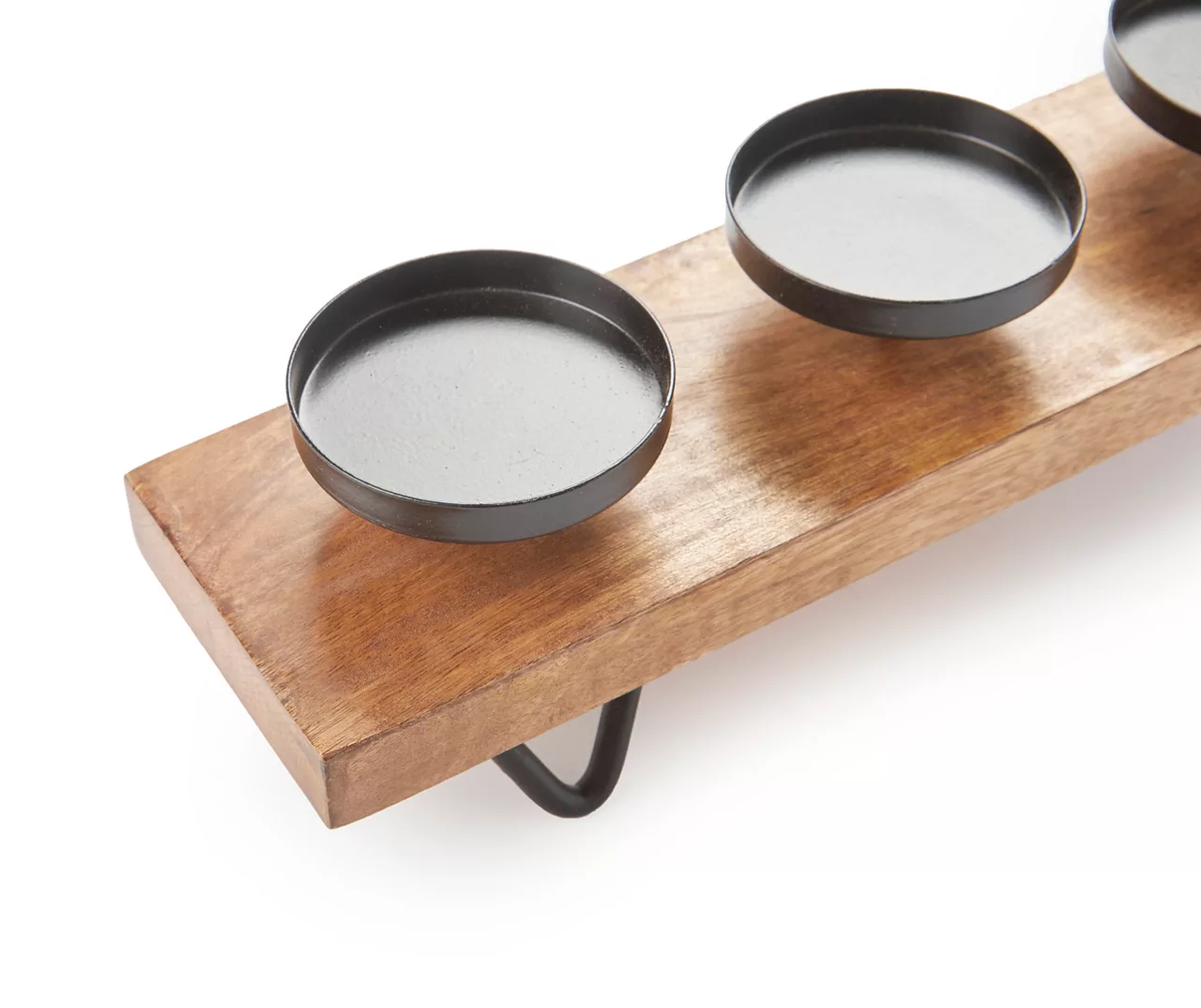 Wood & Metal 5-TierĀ Pillar Candle Holder - Image 3