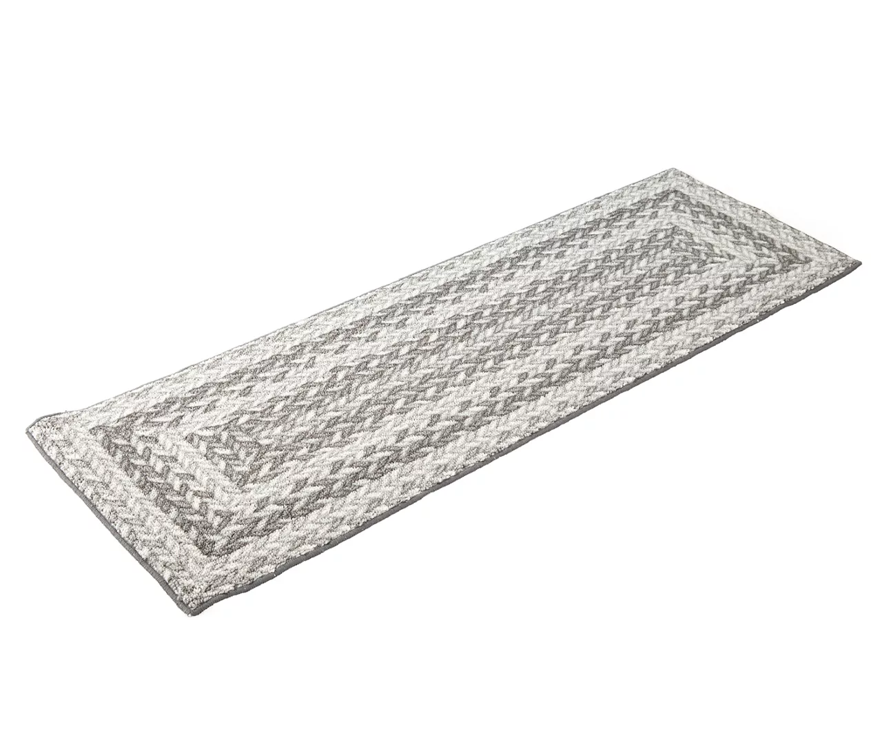 Broyhill Gray Braided Print Accent Rug - Image 13