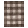 Broyhill Regina Brown & Greige Checkerboard Area Rug