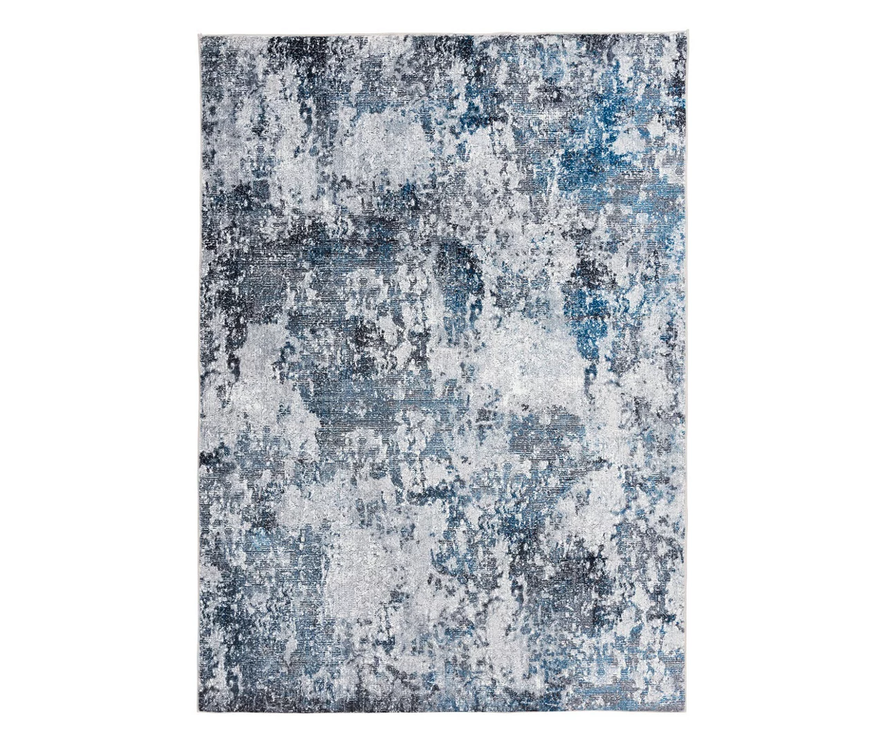 Broyhill Harvey Blue & Gray Abstract Area Rug - Image 2