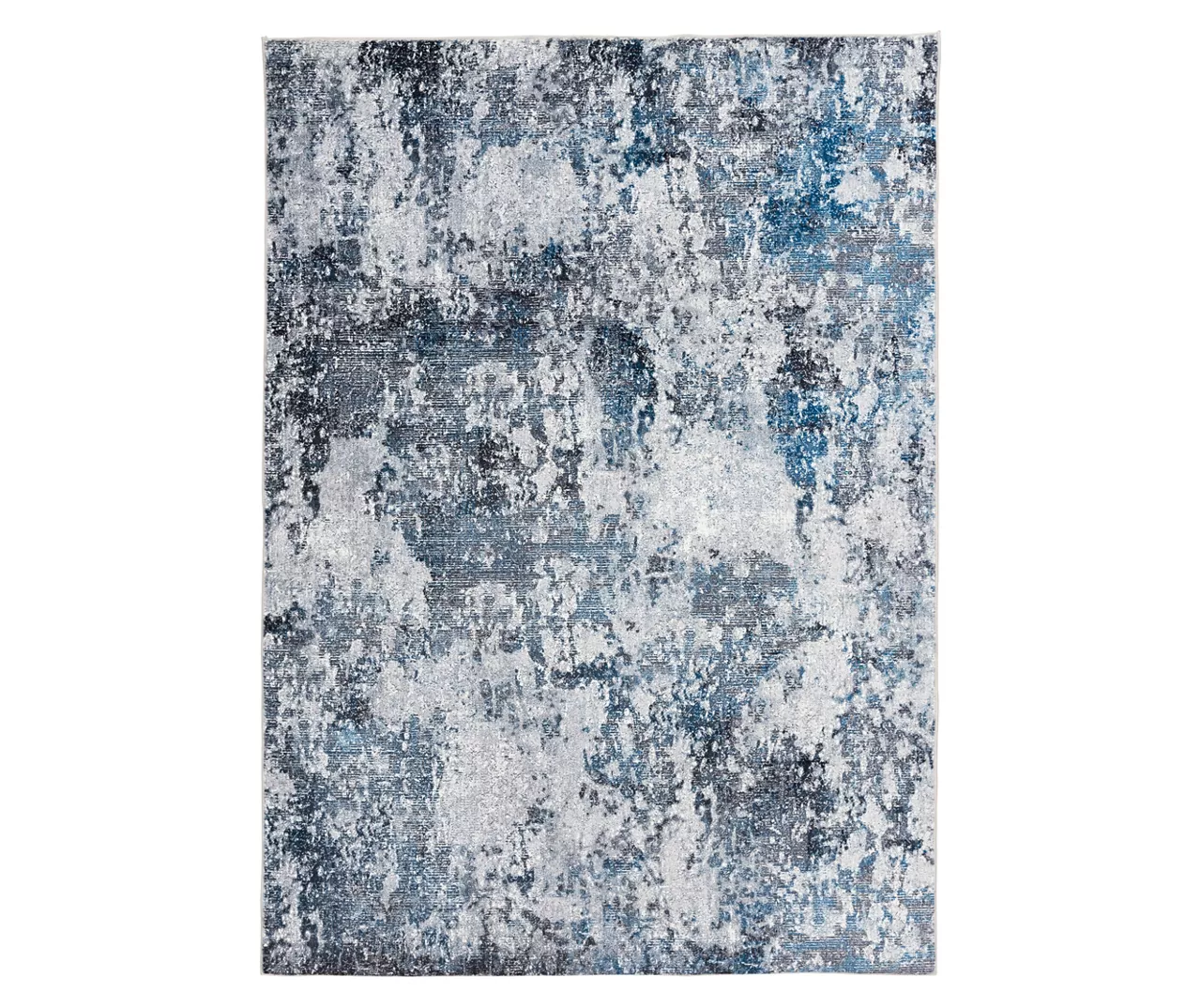 Broyhill Harvey Blue & Gray Abstract Area Rug - Image 3