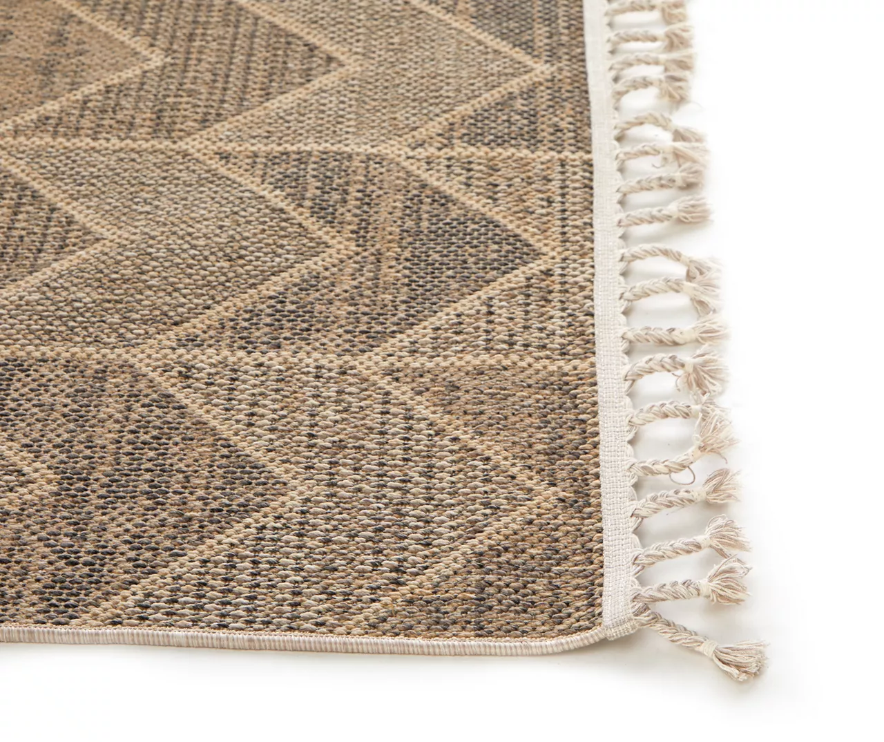 Jani Brown Chevron Outdoor Area Rug, (6' X 9') - Image 3