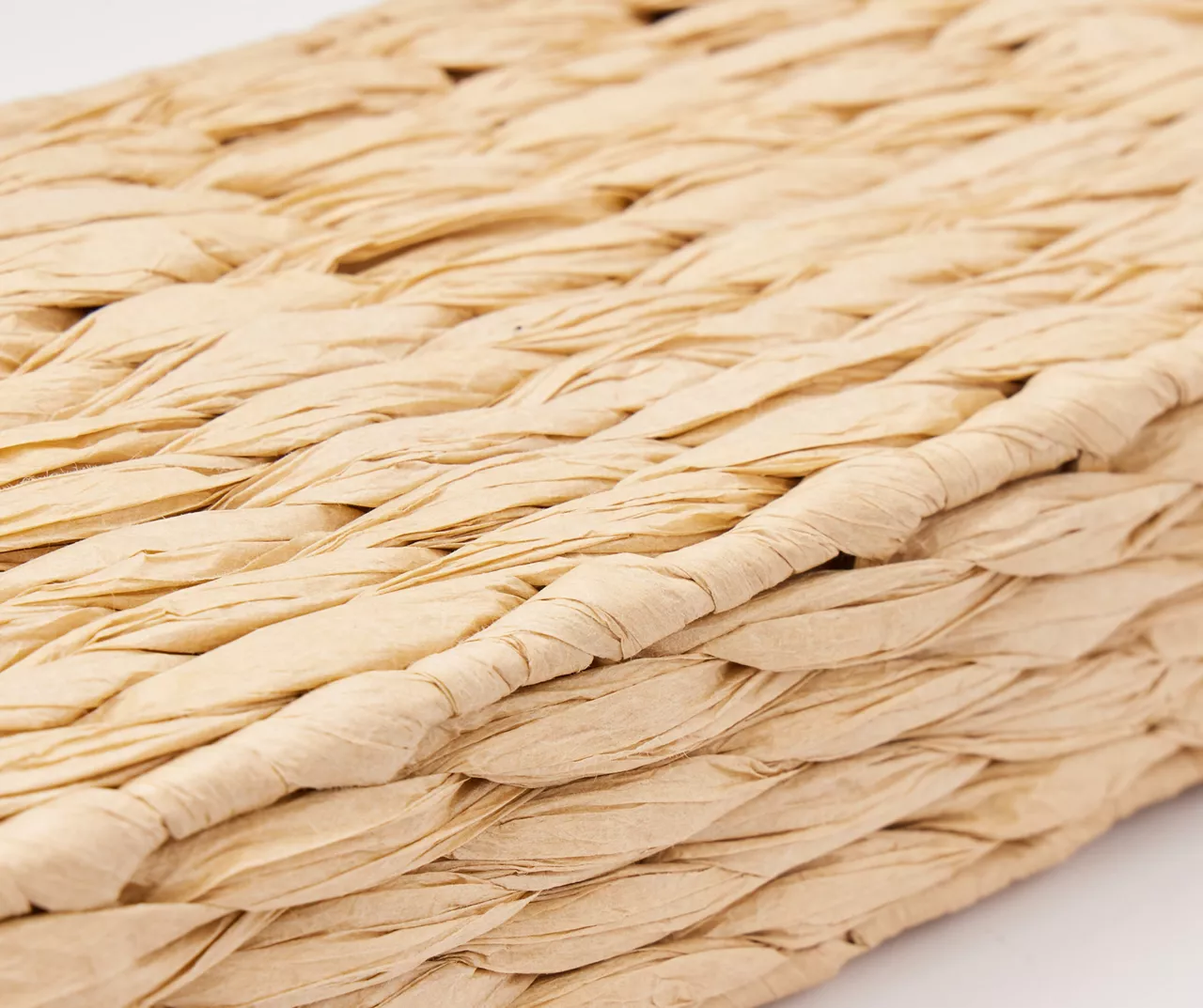 Natural Brown Woven Wall Shelf, 2-Pack - Image 2