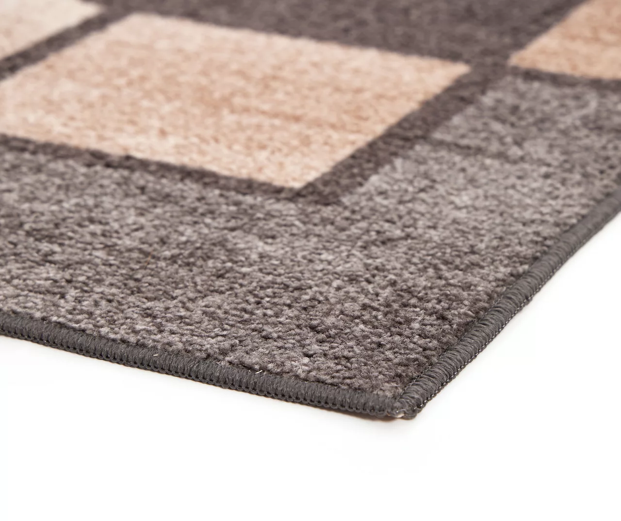 Broyhill Gray & Taupe Color Block Accent Rug - Image 7