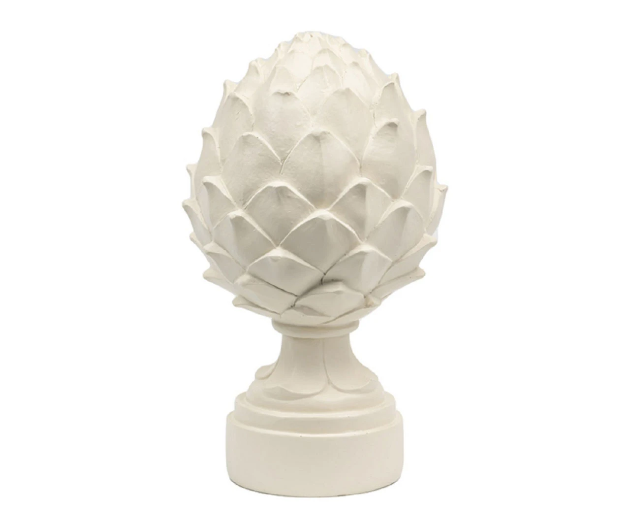 White Artichoke Tabletop Decor