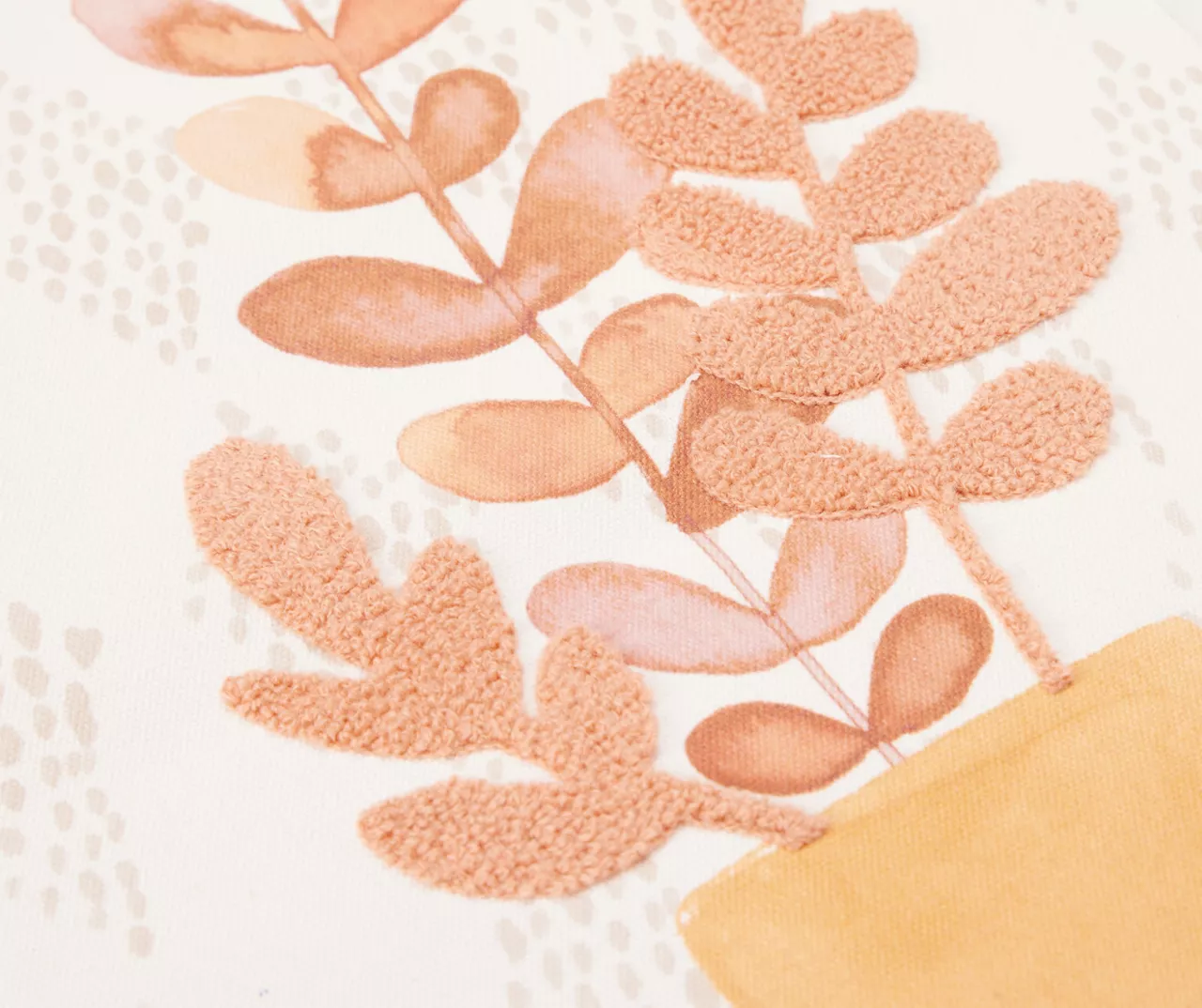 Wild Sedona Peach & Yellow Floral Hanging Canvas Tapestry - Image 2