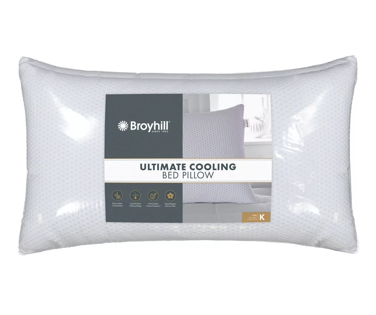 Broyhill White Ultimate Cooling Pillows, 2-Pack - Image 2