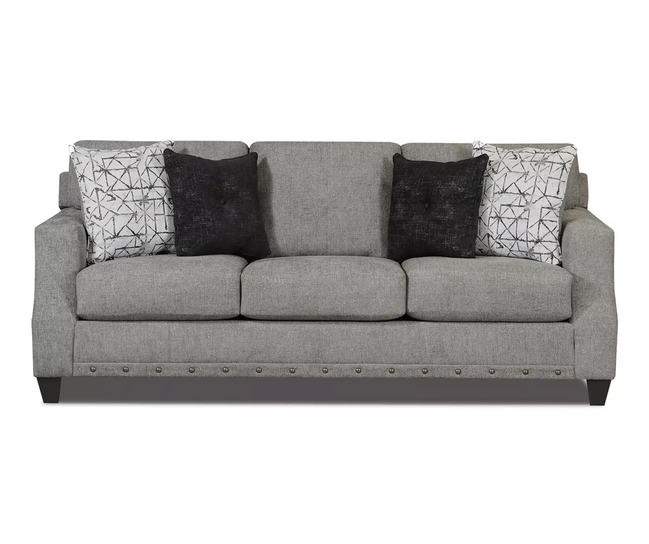 Alexandria Gray Chenille Sofa