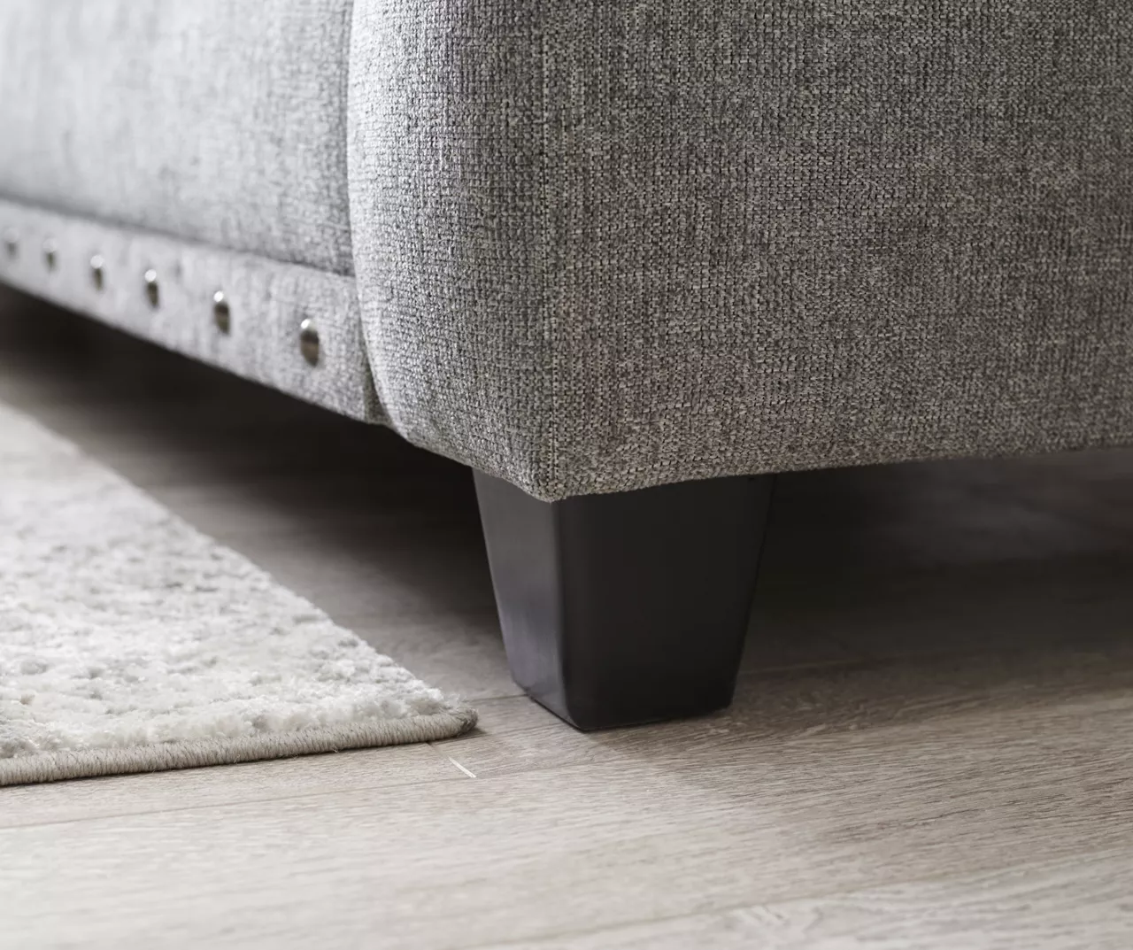 Alexandria Gray Chenille Sofa - Image 6