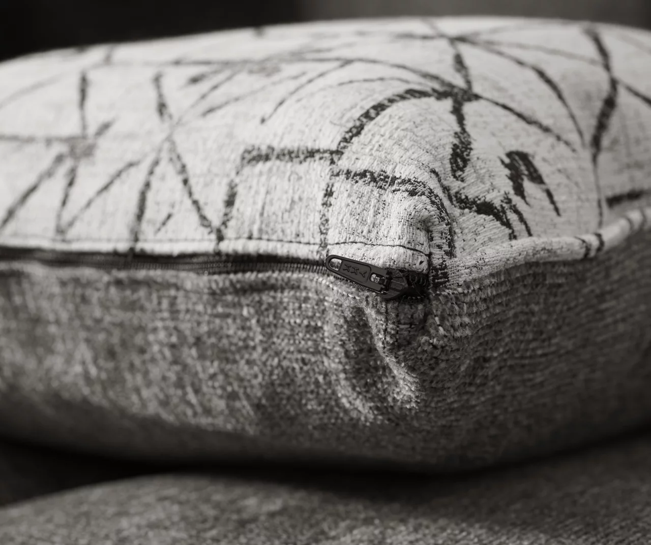 Alexandria Gray Chenille Sofa - Image 7